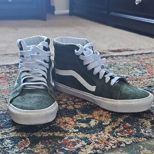 Green High-Top Sneakers (VANS)